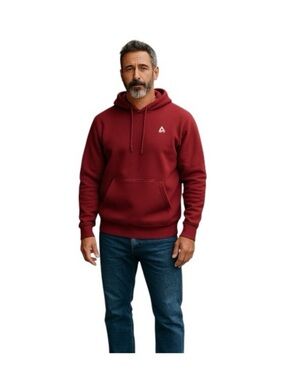 Reebok Delta Red Quarter-Zip Sweatshirt Hoodie